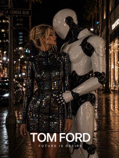 2014 Rare Tom Ford High Neck Mirror Mosaic Mini Dress by Special order only!