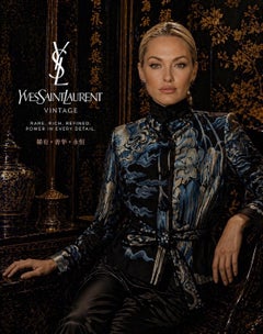 F/W 2004 Tom Ford für Yves Saint Laurent Chinoiserie-Blazerjacke