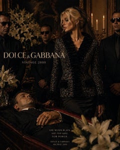 NWT 2008 Vintage Dolce & Gabbana Lace & Velvet Evening Blazer Jacket Italian 40