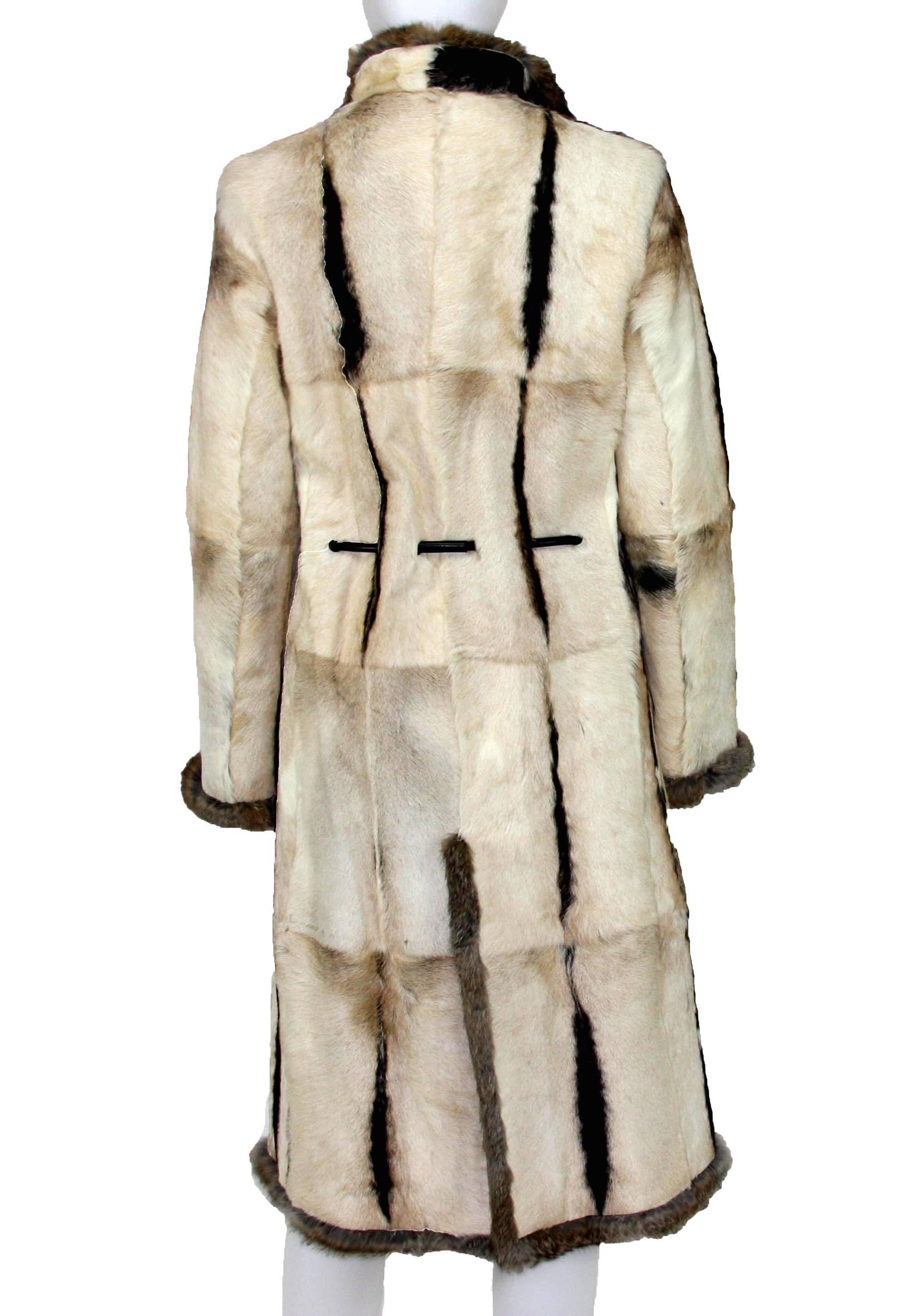 Women's Tom Ford for Gucci Reversible Beige Fur Coat It.40