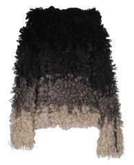 New $3990 Runway Tom Ford Mohair and Silk Looped-Knit Jacket Coat M