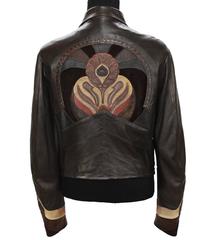 Rare Tom Ford for Gucci Runway Men's Leather Western Jacket S/S 2004 It.54