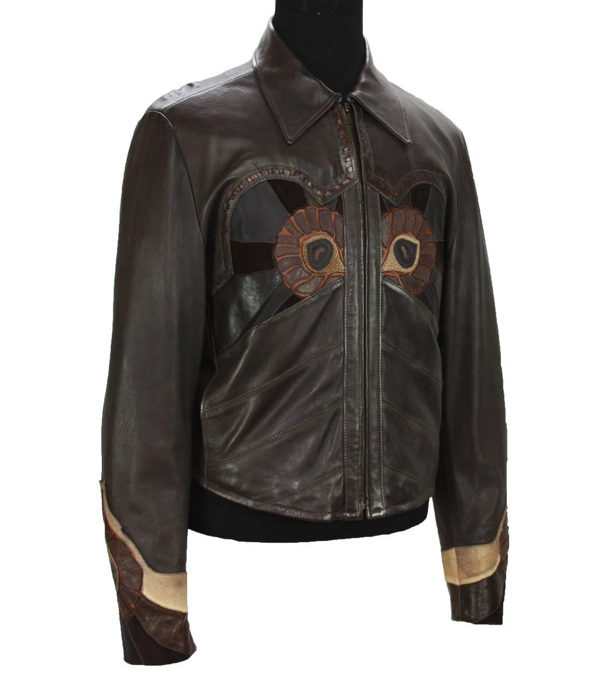 tom ford mens leather jacket