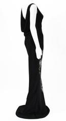 Alexander McQueen 2007 Collection Castle Skeleton Fairy Open Back Silk Gown 40