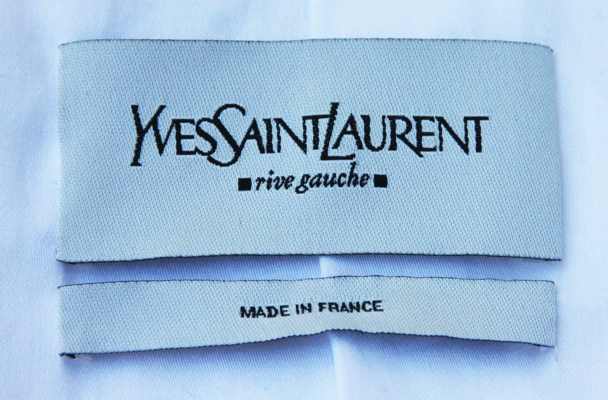 ICONIC TOM FORD for Yves Saint Laurent AUTUNNO 2002 CREMA GIACCHETTO DI SETA Piccolo in vendita 3