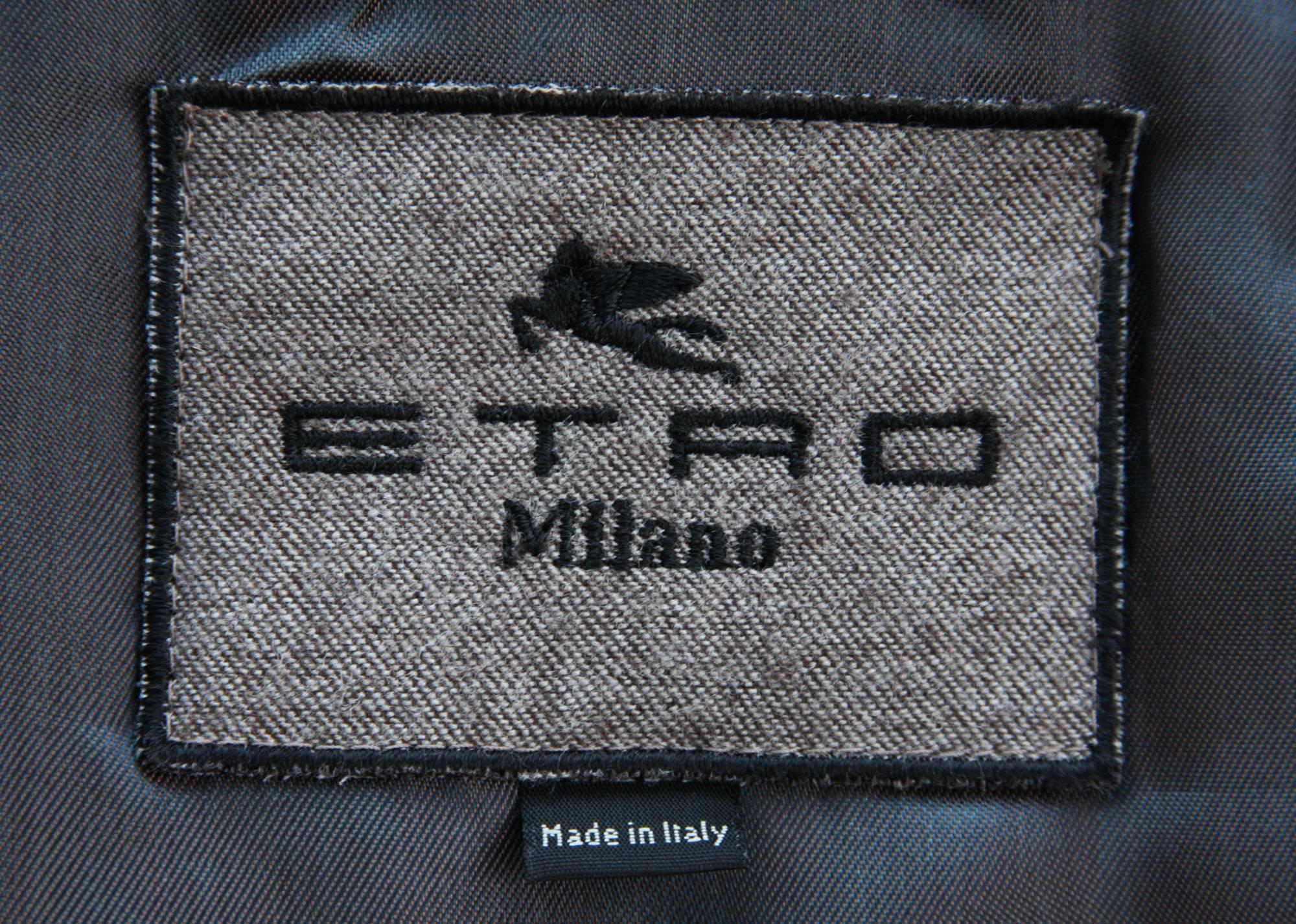New ETRO Women Fur Lamb Leopard Print Leather Moto Jacket It. 44 - 8 4