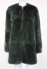 New and Unique ETRO Runway Abstract Design Fur Coat 42 - US 6