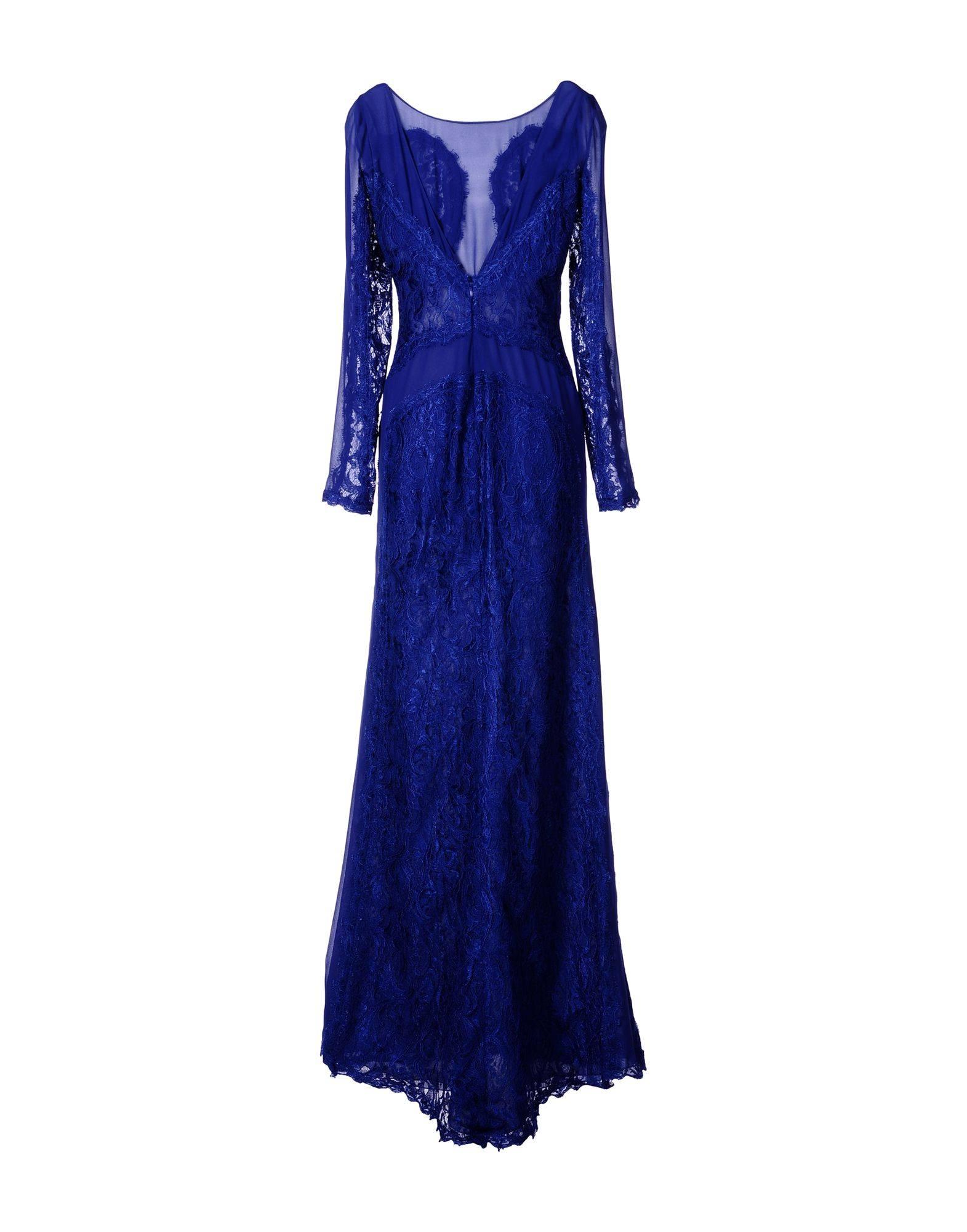 New Emilio Pucci Lace Cheer Gown
Italian size 40
Color - Blue.
Fully Lined - 100% Silk.
Back Side Zipper Closure.
Measurements Flat: Length on front - 60 inches, Length on back - 65