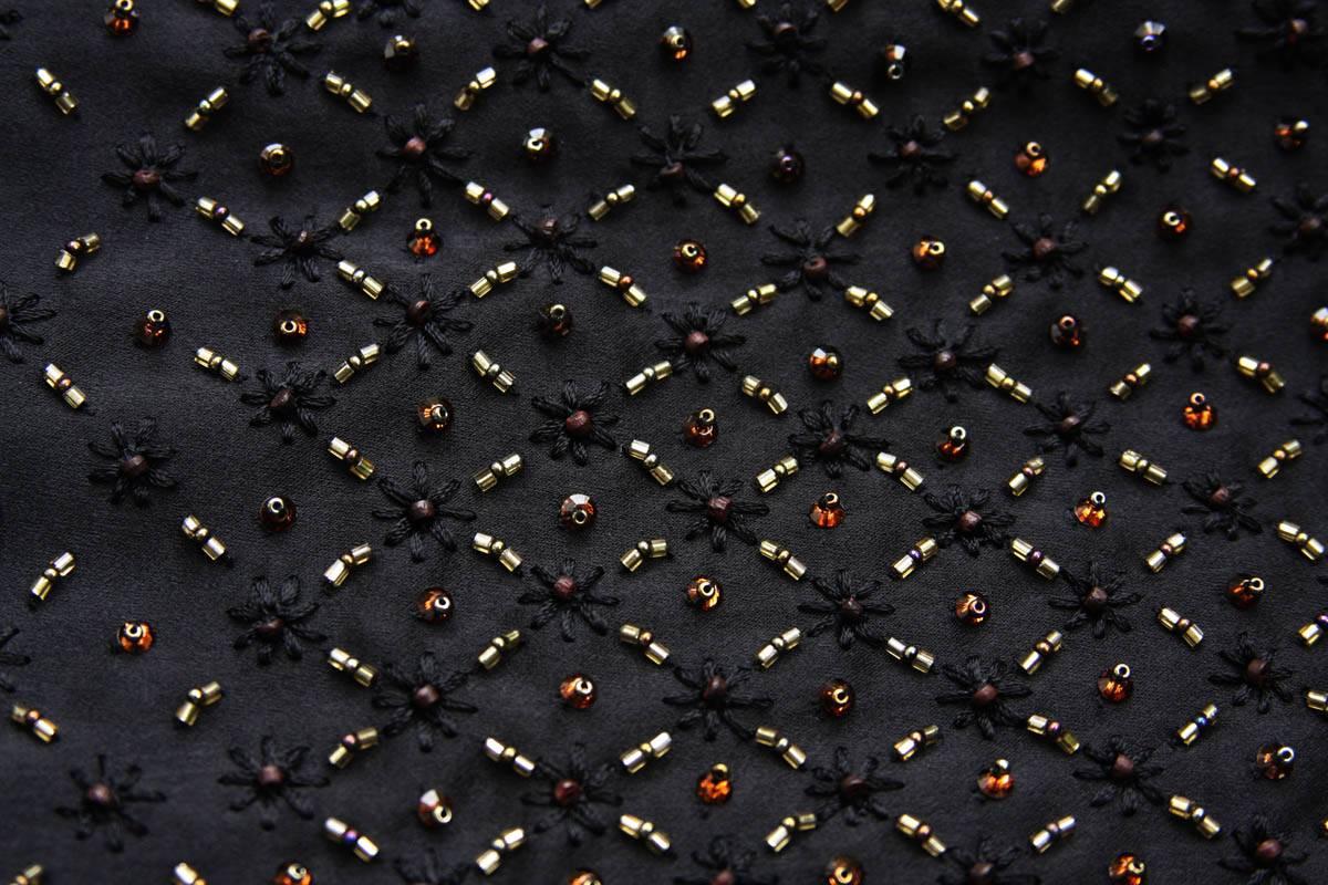 Nuevo Etro Vestido de noche negro con cinturón bordado y cuentas italiano 44 - US 8/10 en venta 5