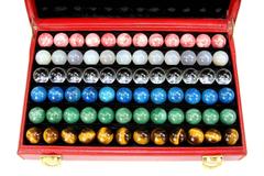 Gucci French Round Marble Chinese Checkers Property of Billionaire Thomas J. Pe