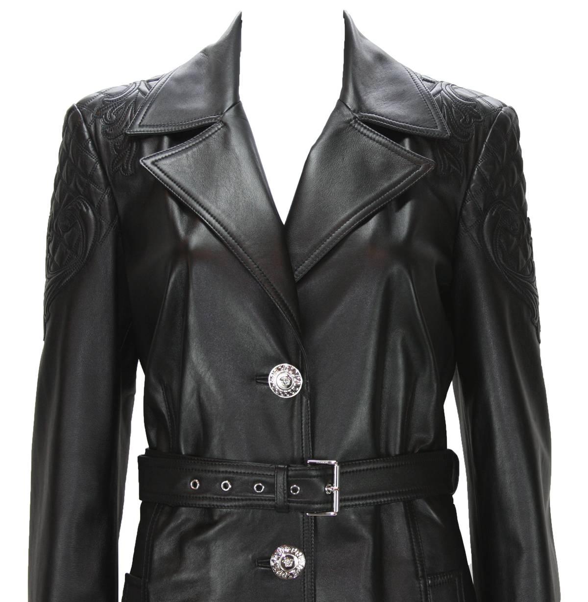 versace coat womens