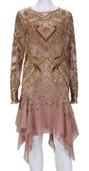 NWT EMILIO PUCCI 7K Fully Beaded Silk Cocktail Dress Italian 42 - US 6