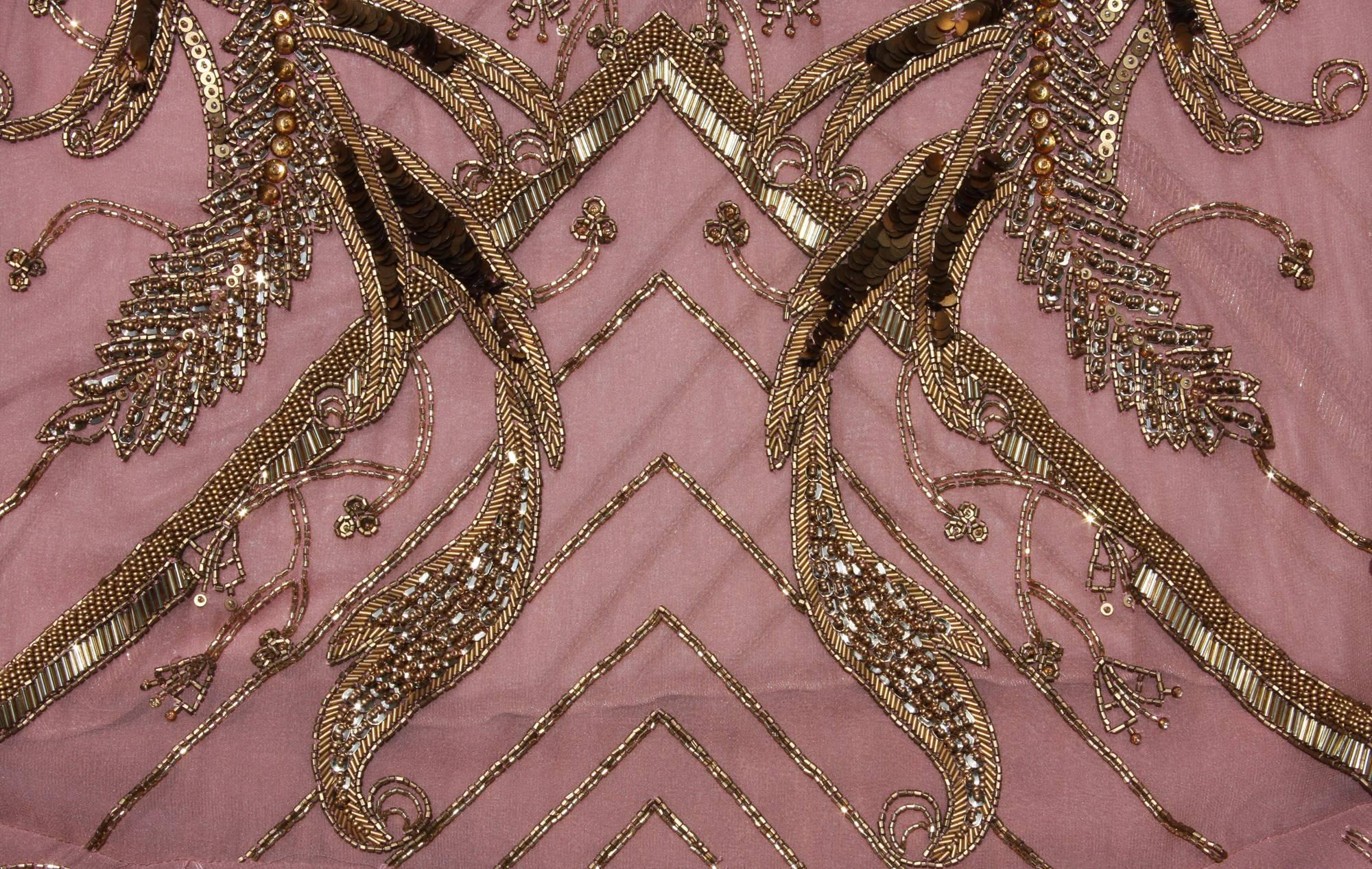 New EMILIO PUCCI 7K Fully Beaded Silk Cocktail Dress It.42 - US 6 In New Condition For Sale In Montgomery, TX