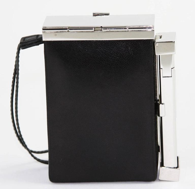 New Tom Ford For Yves Saint Laurent S 2001 Leather Cigarette Case Black New Tom Ford For Yves Saint Laurent S 2001 Leather Cigarette Case And