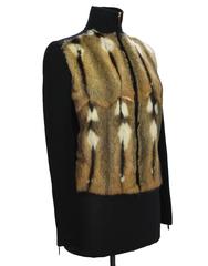 New TOM FORD for GUCCI F/W 2000 Fur Wool Silk Cashmere Cardigan Sweater Jacket S