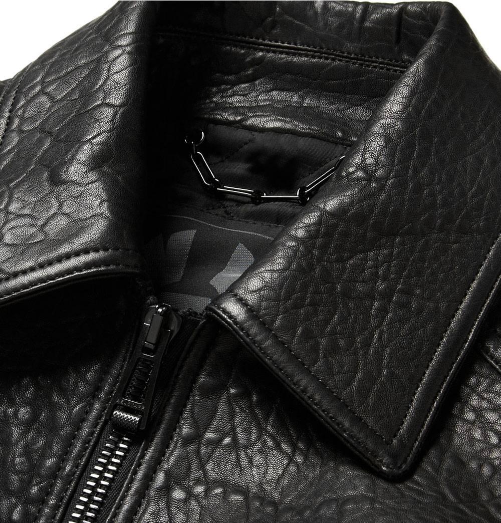 New BELSTAFF Men's MARSHE Black 100% Leather Jacket Italian 48 - US 38 ...