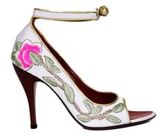 New Tom Ford for Yves Saint Laurent F/W 2004 *Opium* Lotus Pumps Shoes 36.5  6.5