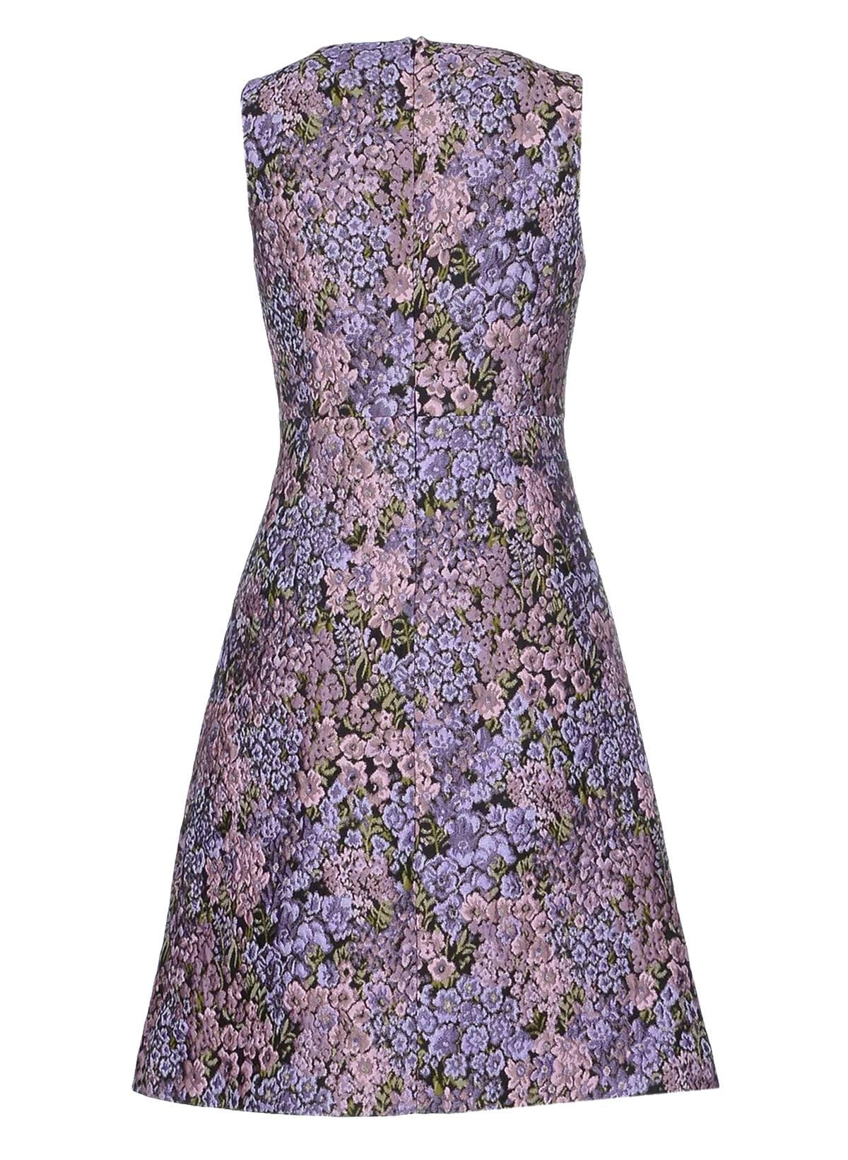 New MICHAEL KORS Floral Dress
Designer Size 12
Colors - Lilac, Pink, Green on Black Background
Back Side Zip Closure
Fully Lined
Measurements: Length - 40 inches, Waist - 33