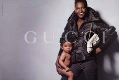 TOM FORD for GUCCI F/W 2003 Collection Corset Belt Buckle Black Jacket It.46