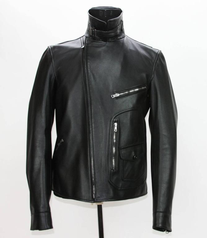 GUCCI Leather Jacket - Black for Men