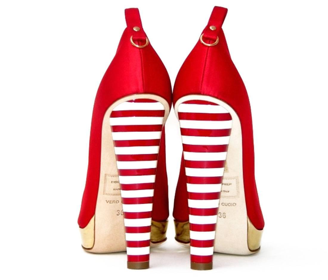 Chaussures à plateforme DSQUARED2 RASSO FIAMMA neuves It. 39 - US 9 Pour femmes en vente