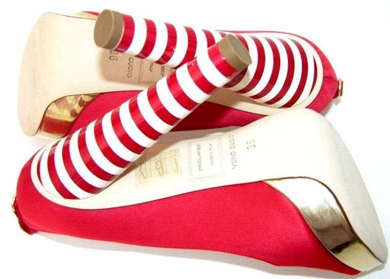 New DSQUARED2 RASSO FIAMMA Platform Shoes Pumps It. 39 - US 9 For