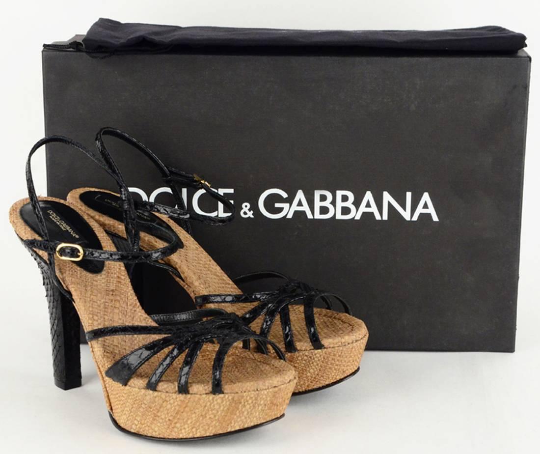 dolce and gabbana platform shoes