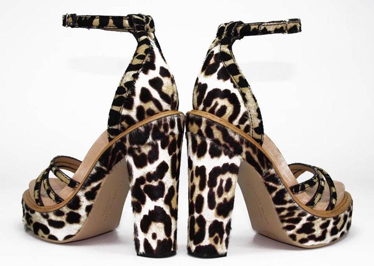 leopard print platform shoes