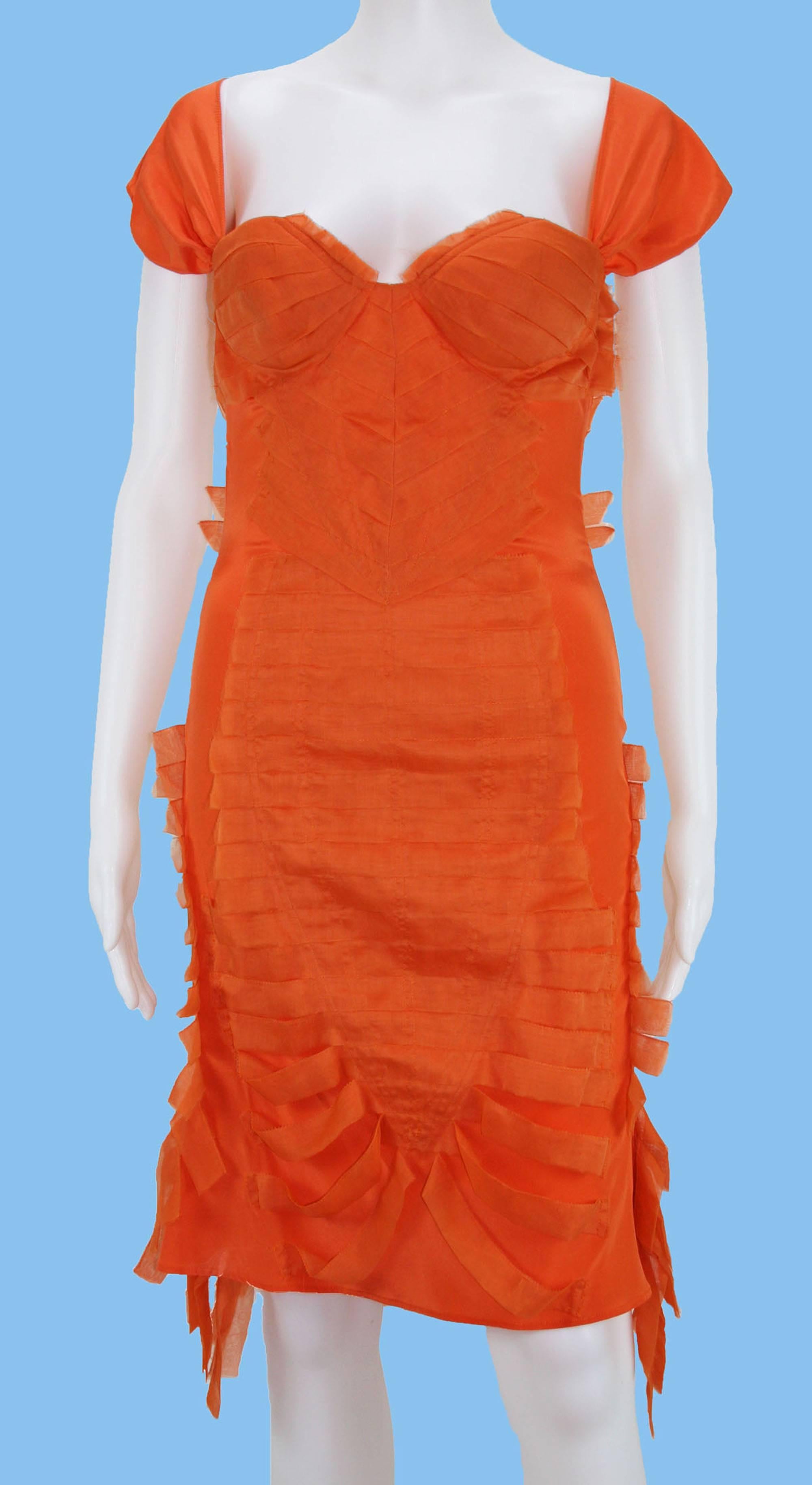 gucci dress orange