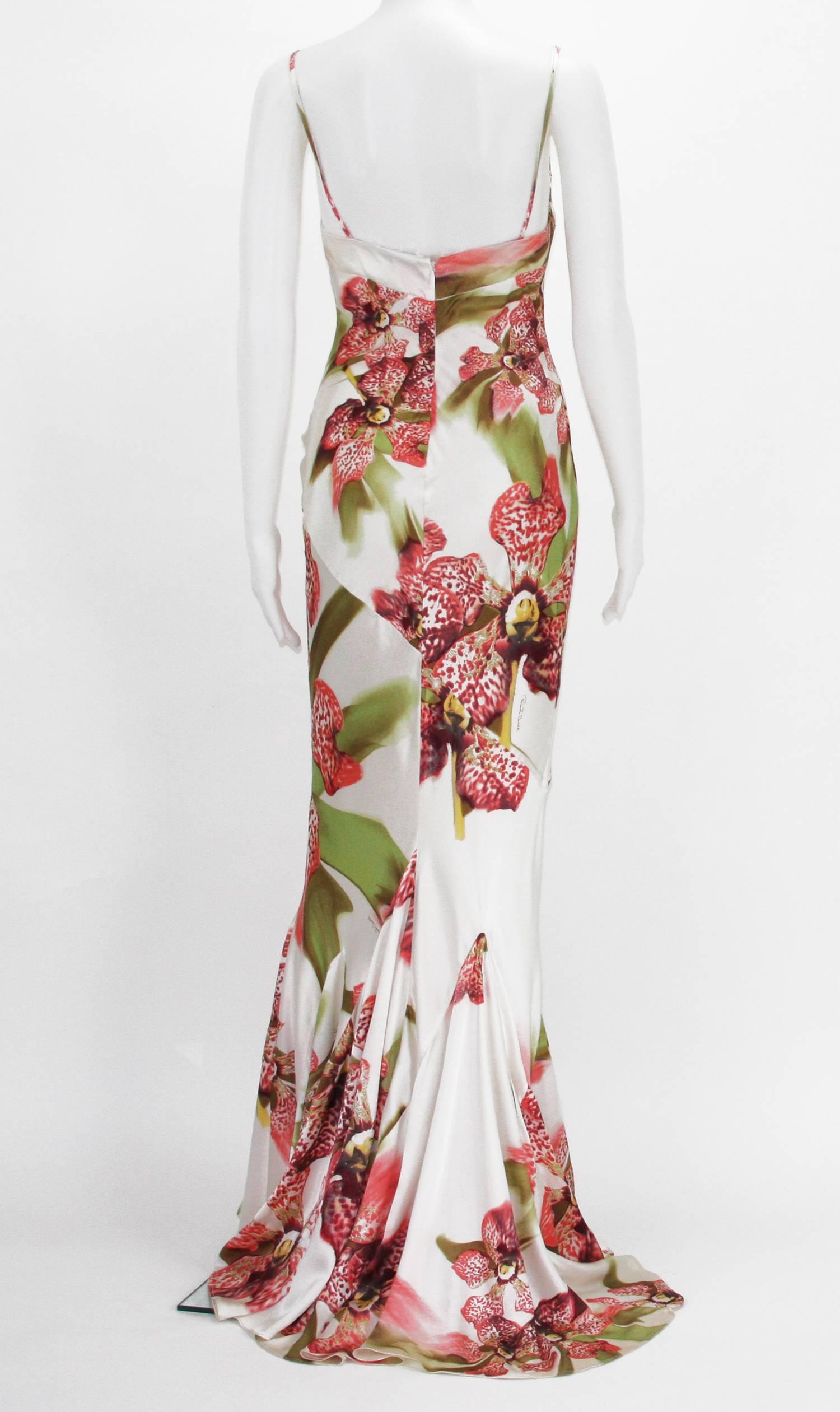 roberto cavalli silk dress