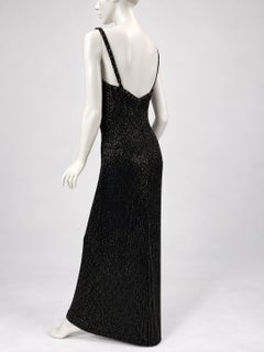 Vintage Bob Mackie Boutique Fully Beaded Gown as seen on Yas­mine Bleeth TV Show