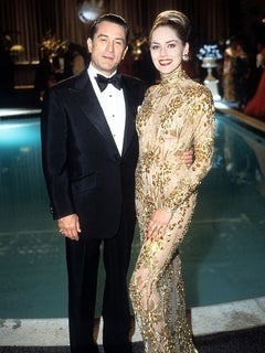 Rare Bob Mackie Gold Beaded Grapevine Illusion Gown Sharon Stone “Casino” US 6