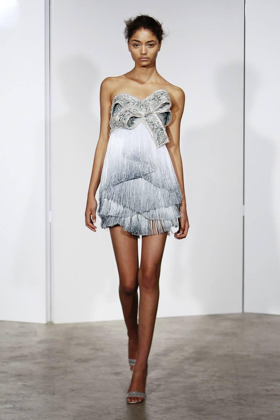 marchesa mini dress