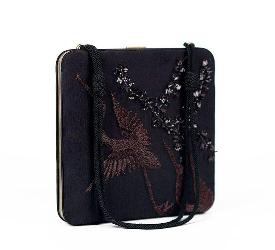Tom Ford for Gucci S/S 2003 Embroidered Limited Edition Clutch In Excellent Condition For Sale In Montgomery, TX