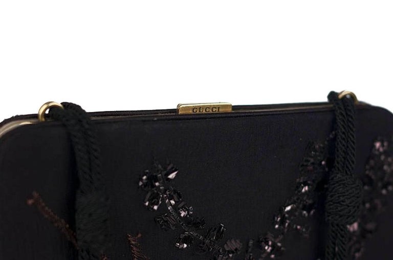 Women's Tom Ford for Gucci S/S 2003 Embroidered Limited Edition Clutch For Sale