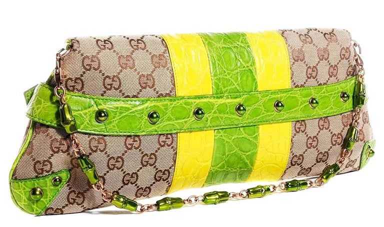 GUCCI Tom Ford Limited Edition Snake Serpent Horsebit Embellished Clutch Bag