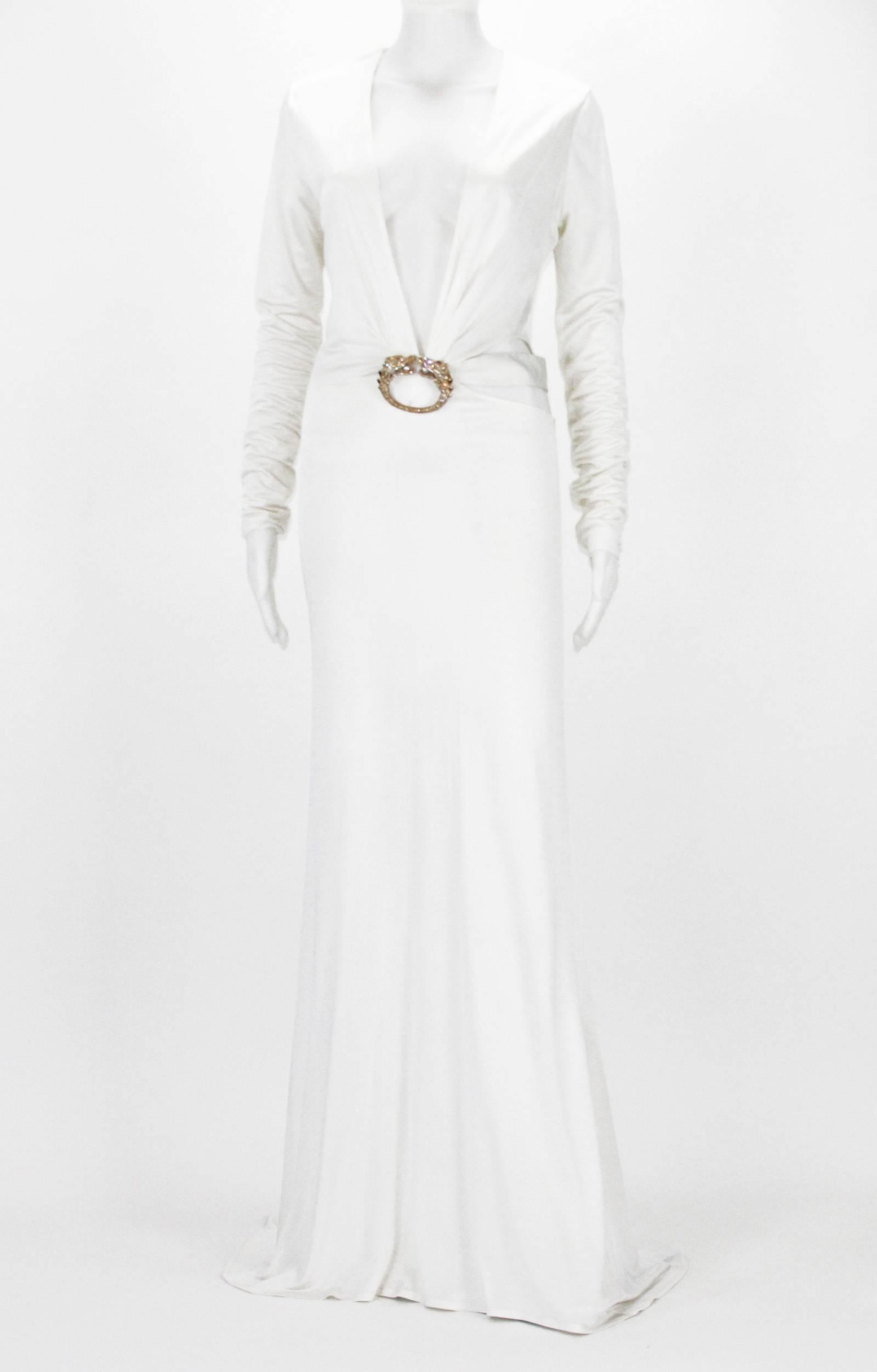 tom ford gucci white dress