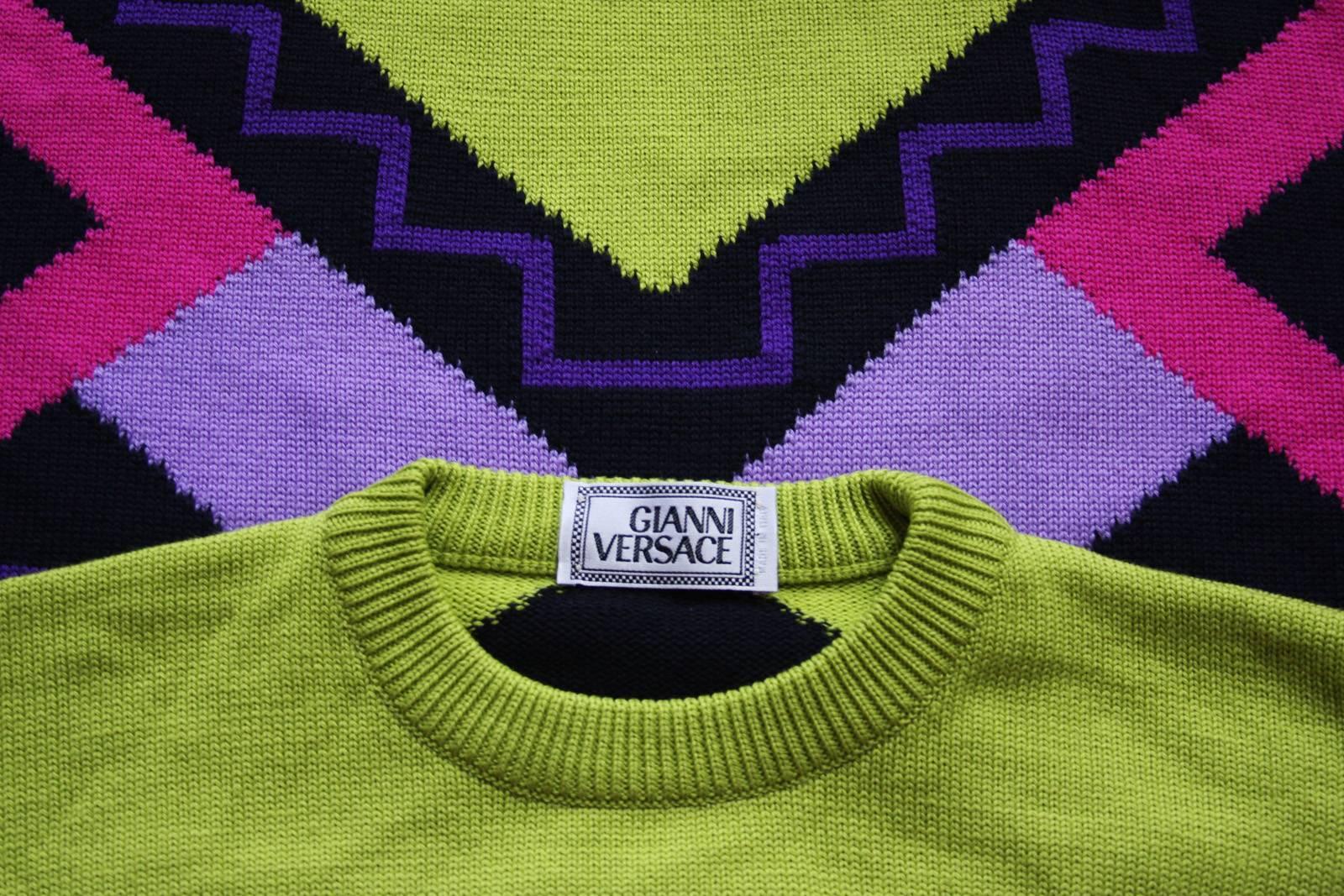 vintage versace sweater