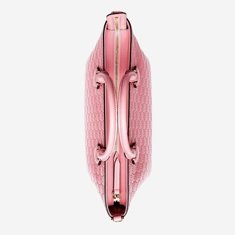 New Gucci Signature Candy Pink Top Handle Tote Bag at 1stDibs gucci