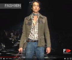 Tom Ford for Gucci Men's Runway Leather Western Jacket, S / S 2004
