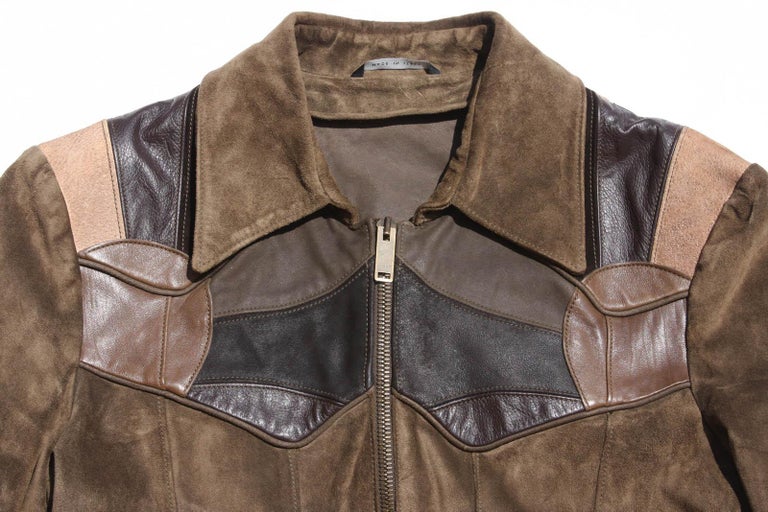 Tom Ford for Gucci Men's Runway Leather Western Jacket, S / S 2004 For ...