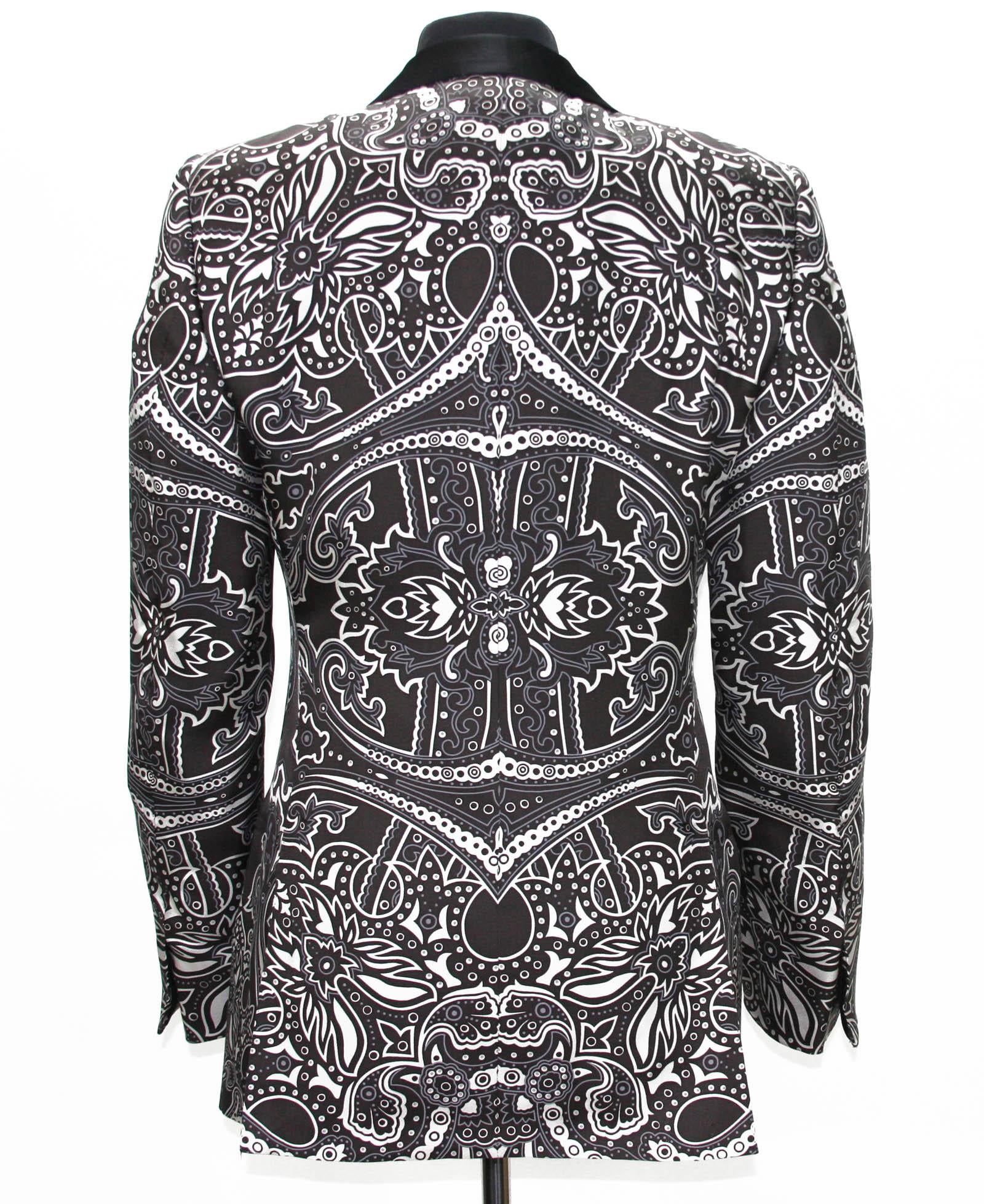 Black Tom Ford for Gucci Men's Silk Cocktail Jacket, Spring 2004 