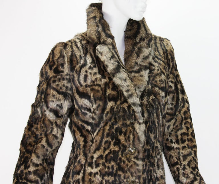 New Roberto Cavalli Runway F/W 2016 Collection Fur Long Leopard Print ...