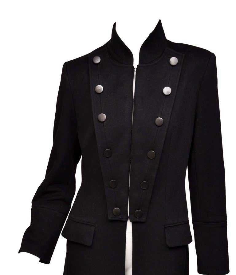 military style long coat