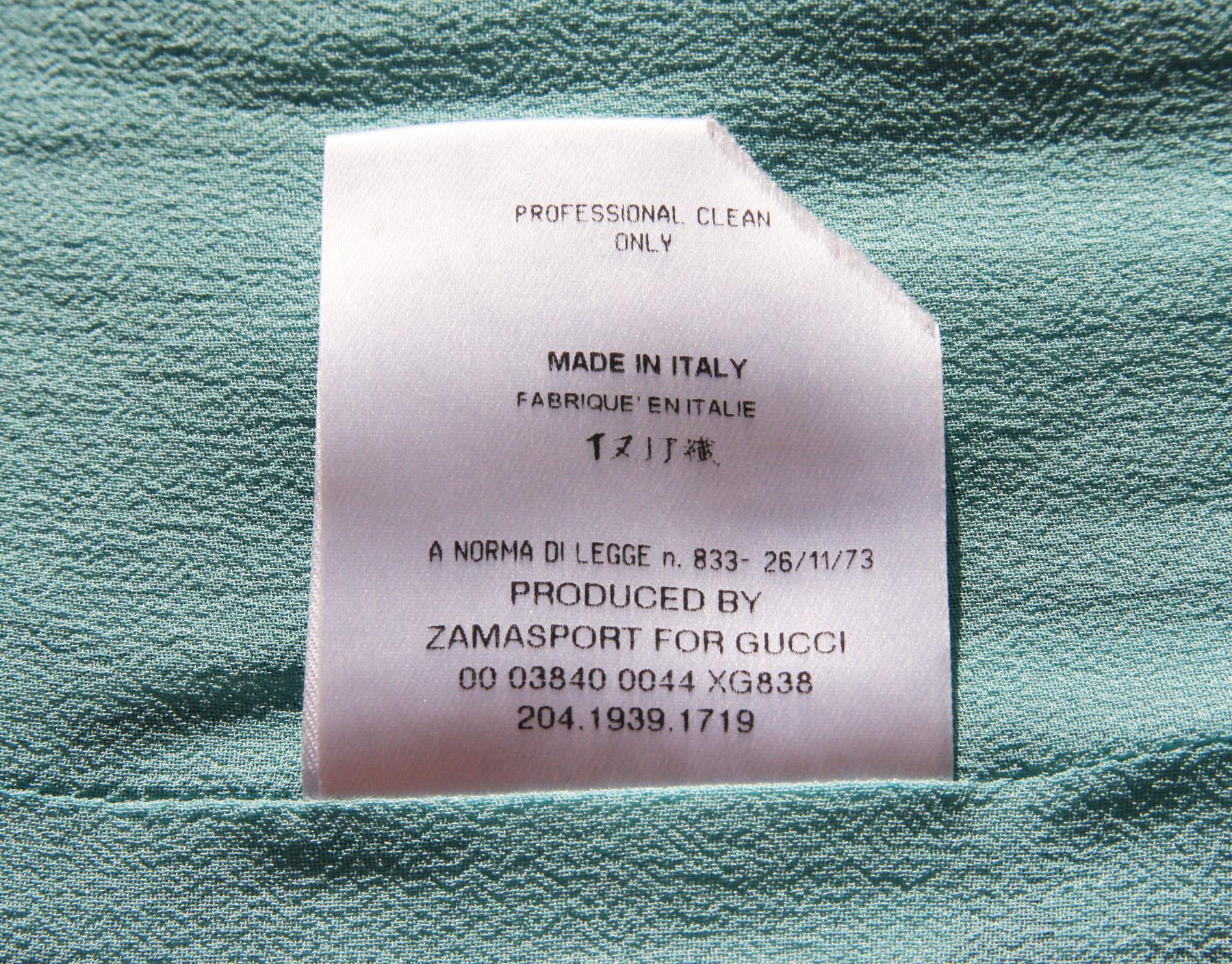 NWT Tom Ford for Gucci S/S 2000 Campaign Fully Beaded Snake Cocktail Dress 42 For Sale 6