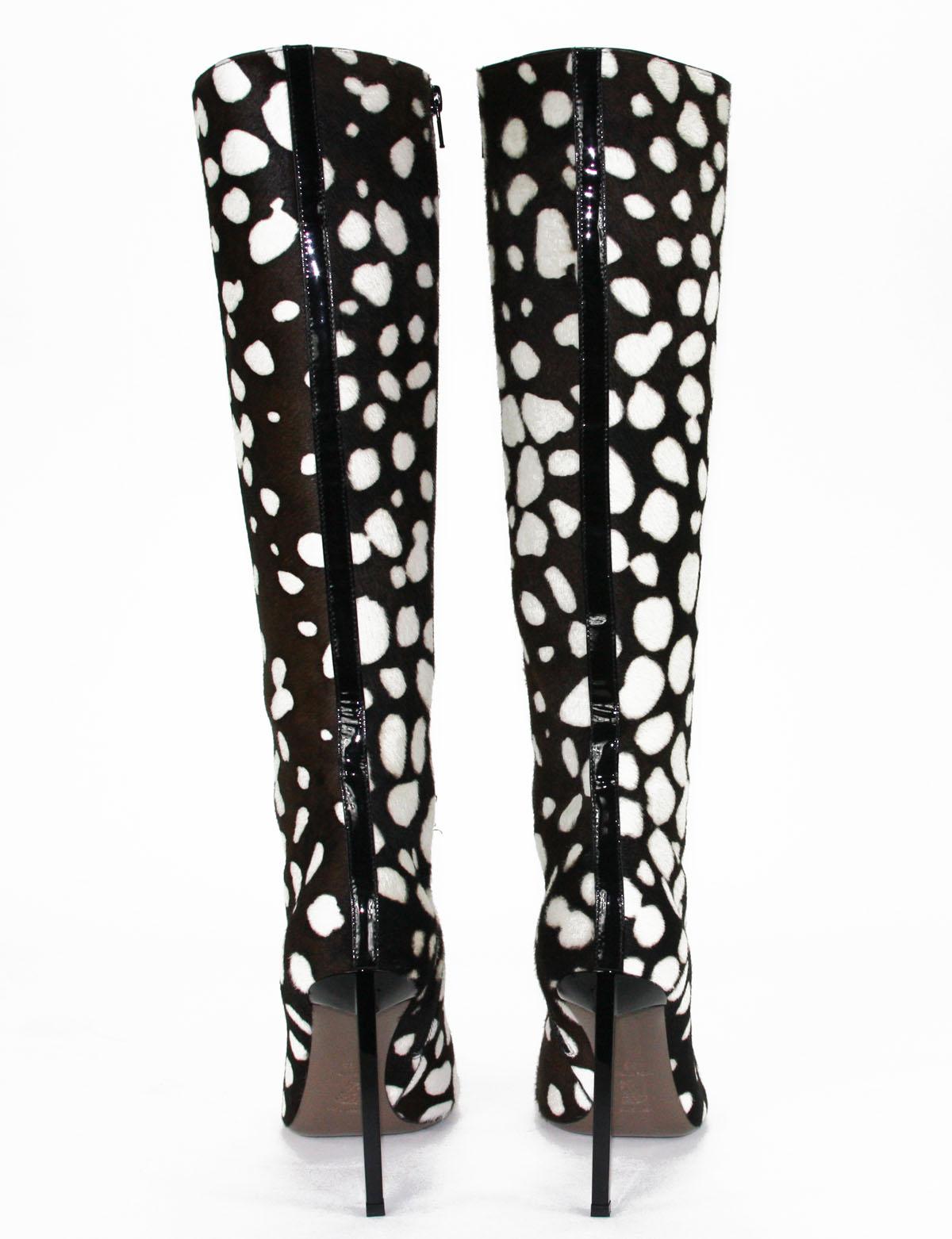 snow leopard print boots