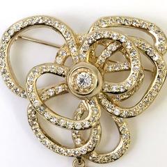 Versace Flower Brooch, 1990s