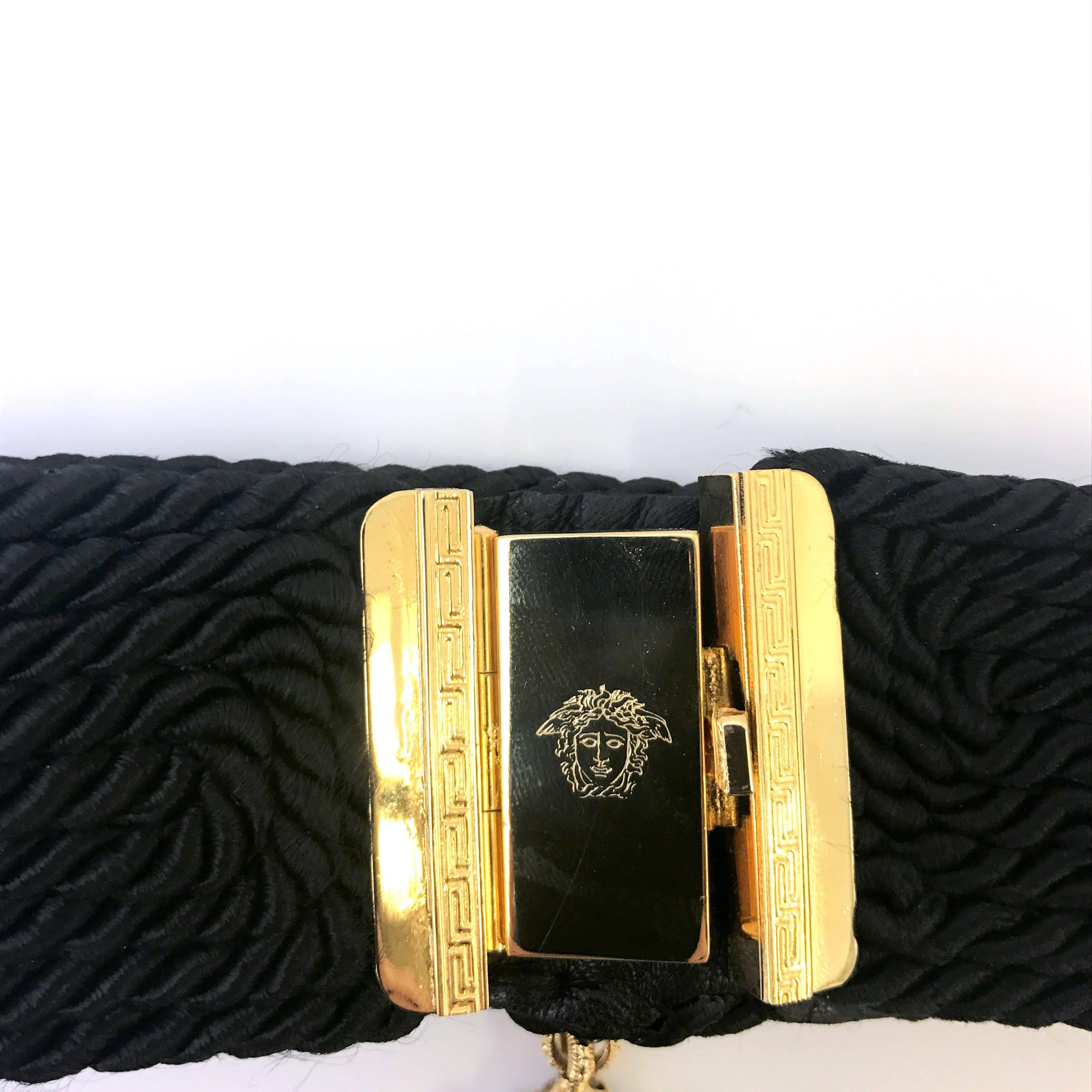 Rare Gianni Versace 1990's rope cross choker  2