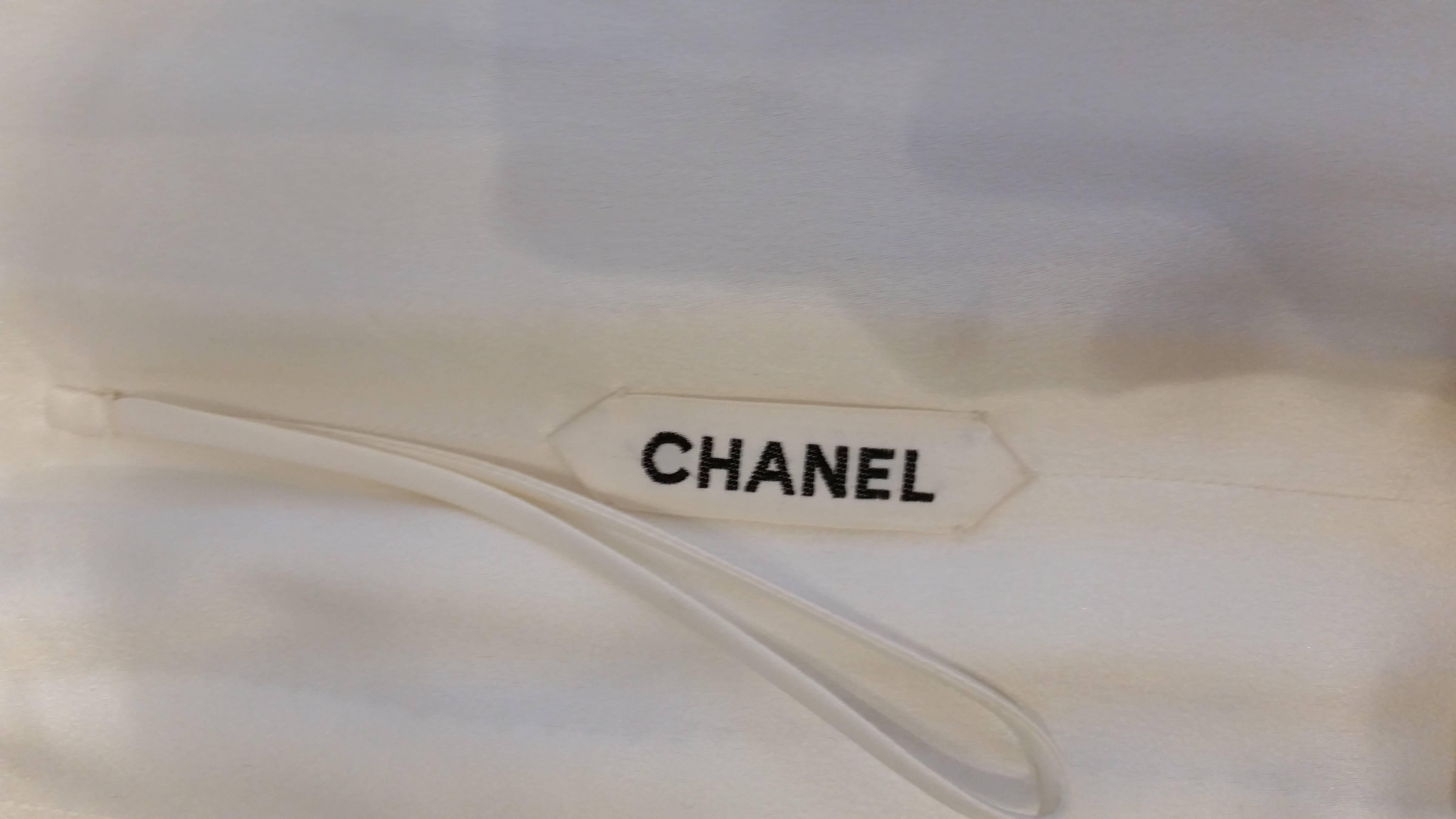 Chanel Haute Couture Black & White Sequinned Bodice 1