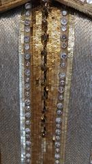 Valentino Gold, Silver & Bronze Sequinned Top